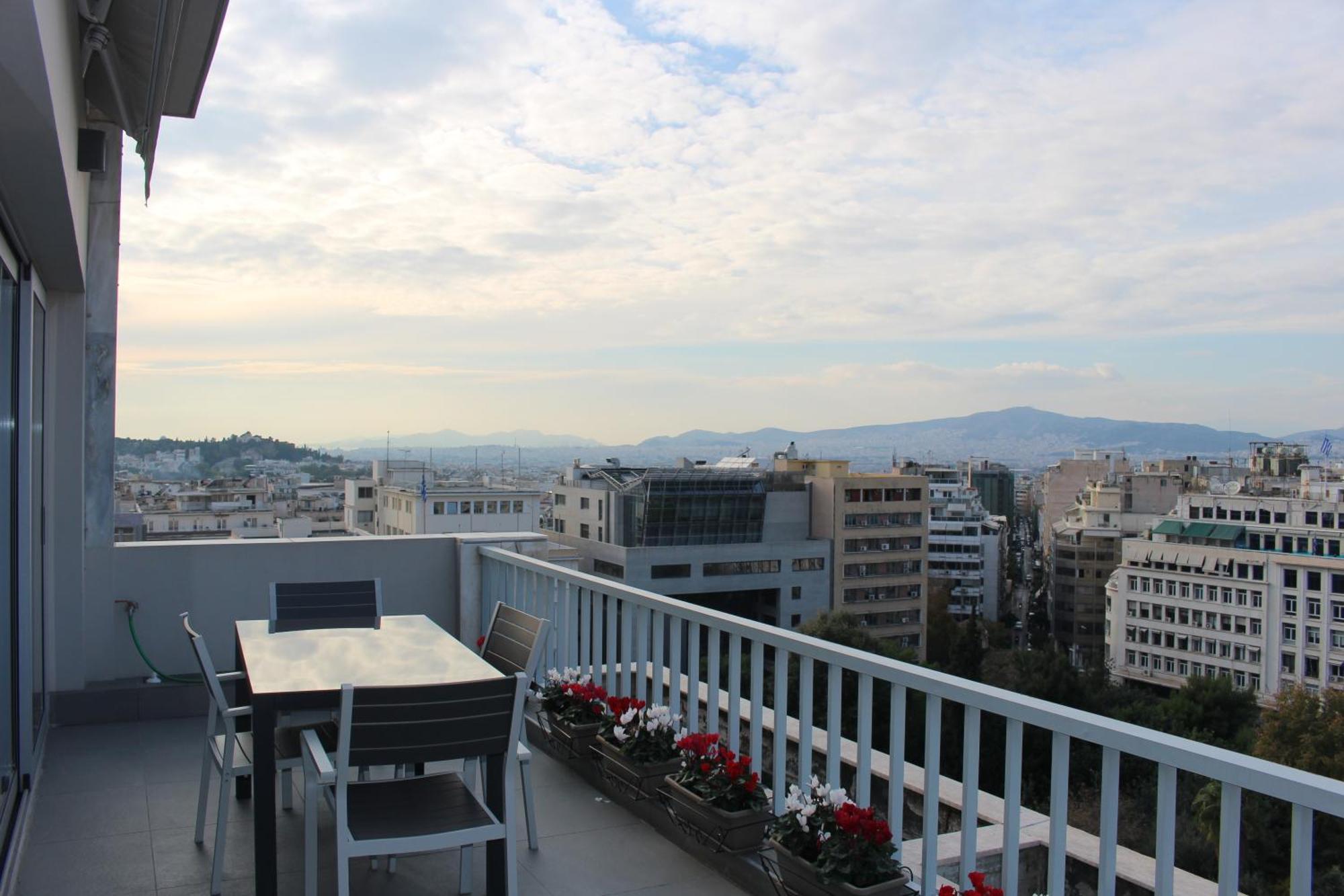 Central Athens Loft Eksteriør billede