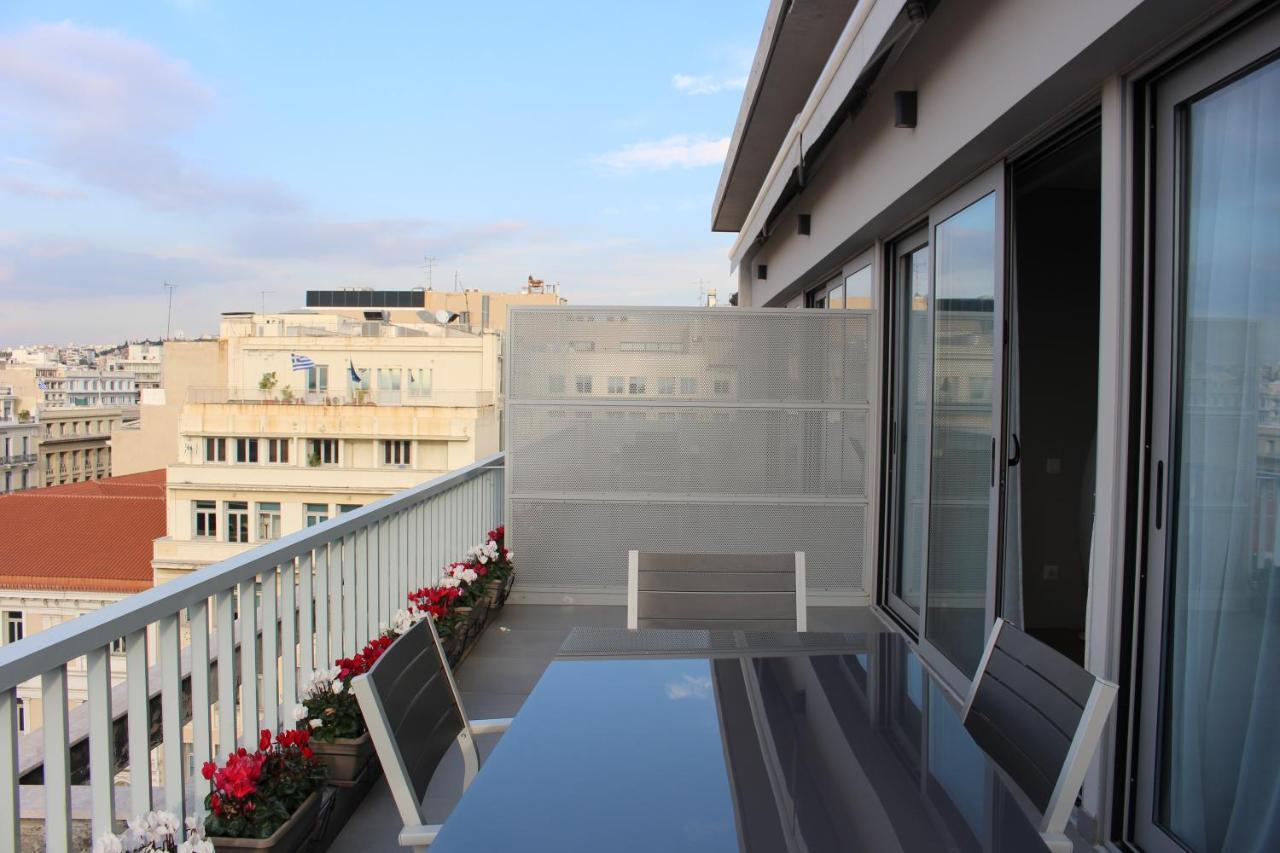Central Athens Loft Eksteriør billede